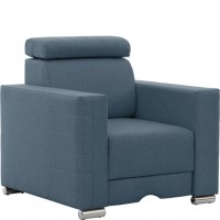 Izlaižams atpūtas krēsls PESARO, Okeāna zils